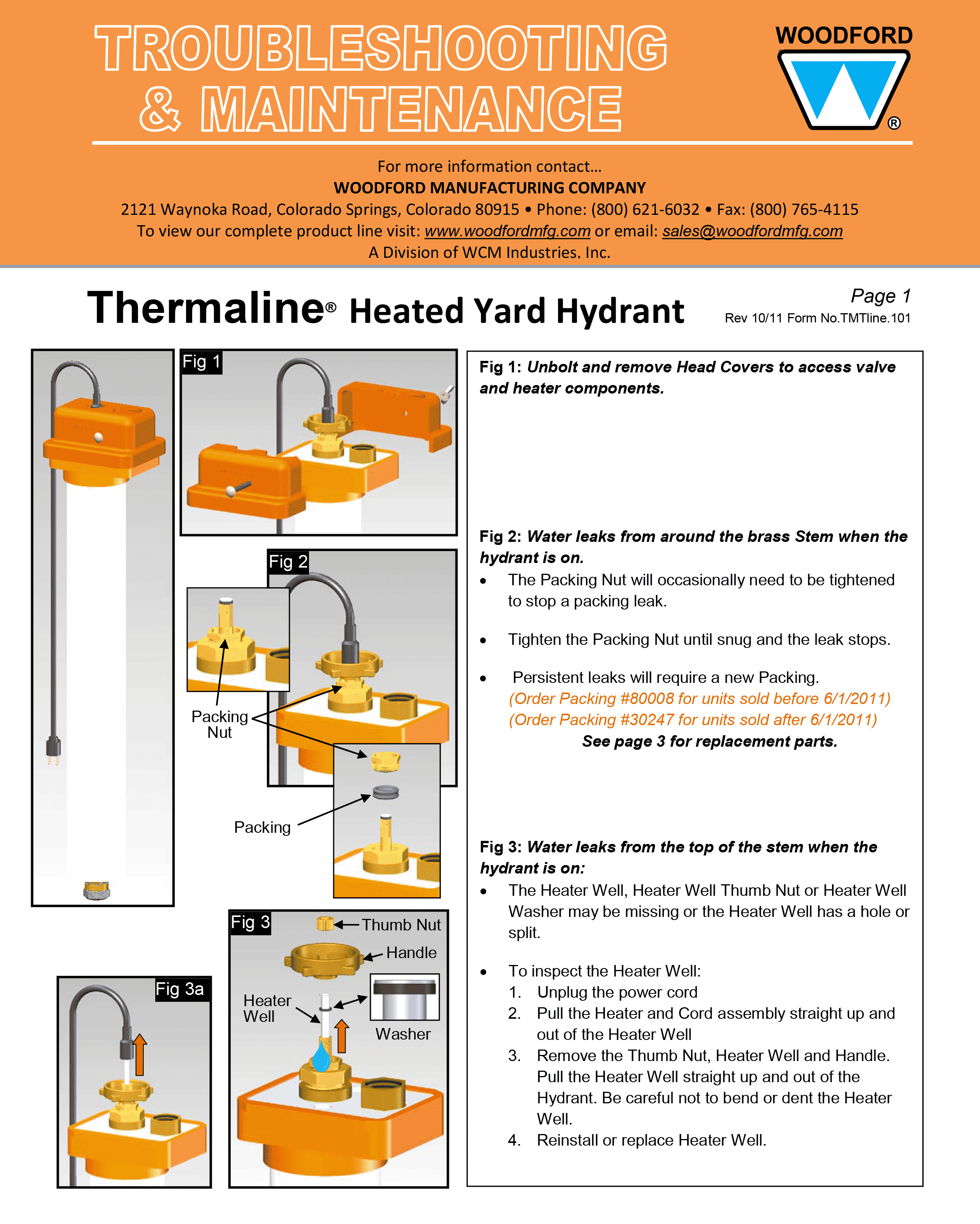 Woodford Thermaline® Freezeless Sanitary Water Connector
