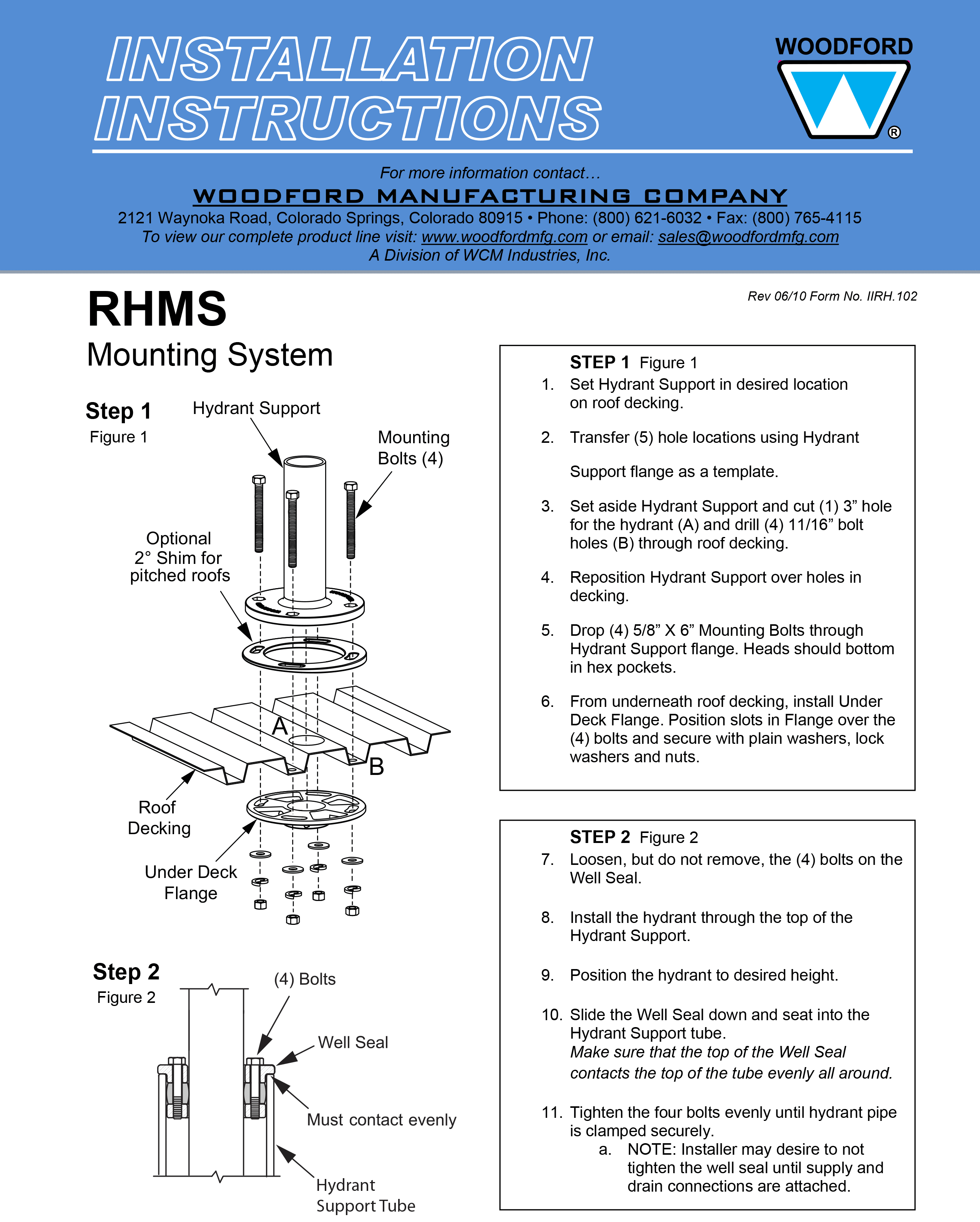 Repair Kit For Woodford Yard Hydrant Models RHY1, RHY2, S3, Y1, Y2 - RK-Y1 Replacement Parts