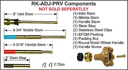 Adjustable Rod Components